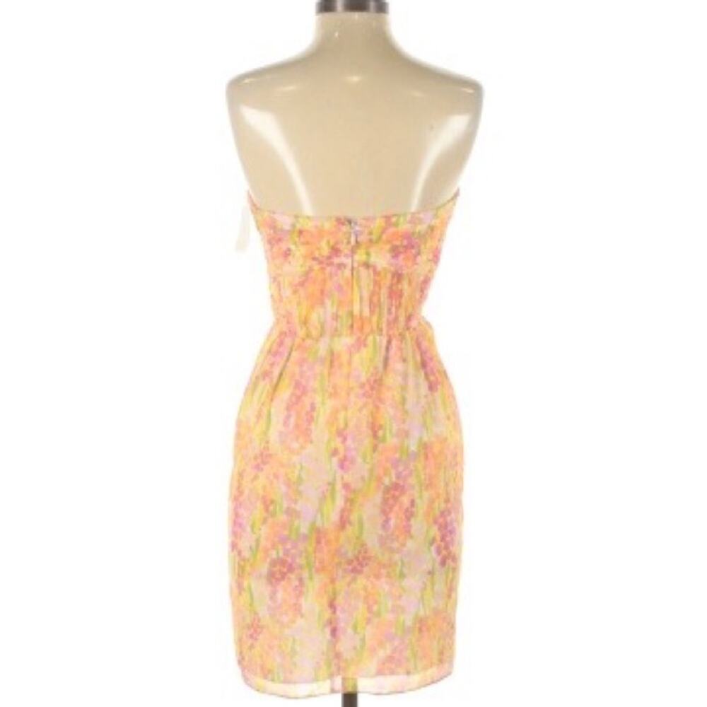 Shoshanna Strapless Dress Multicolored Floral NWT - Picture 8 of 11